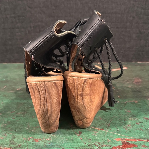 Musse & Cloud Black Lace-Up Boots - Picture 2 of 3